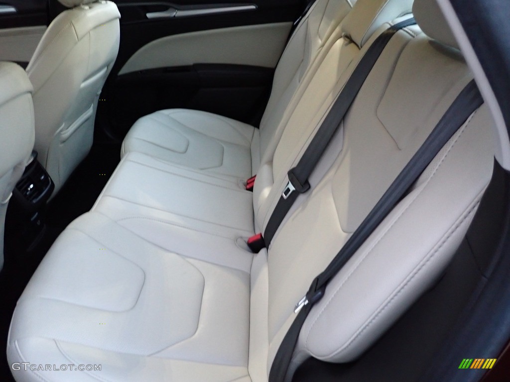 2016 Ford Fusion Hybrid Titanium Rear Seat Photo #143947144