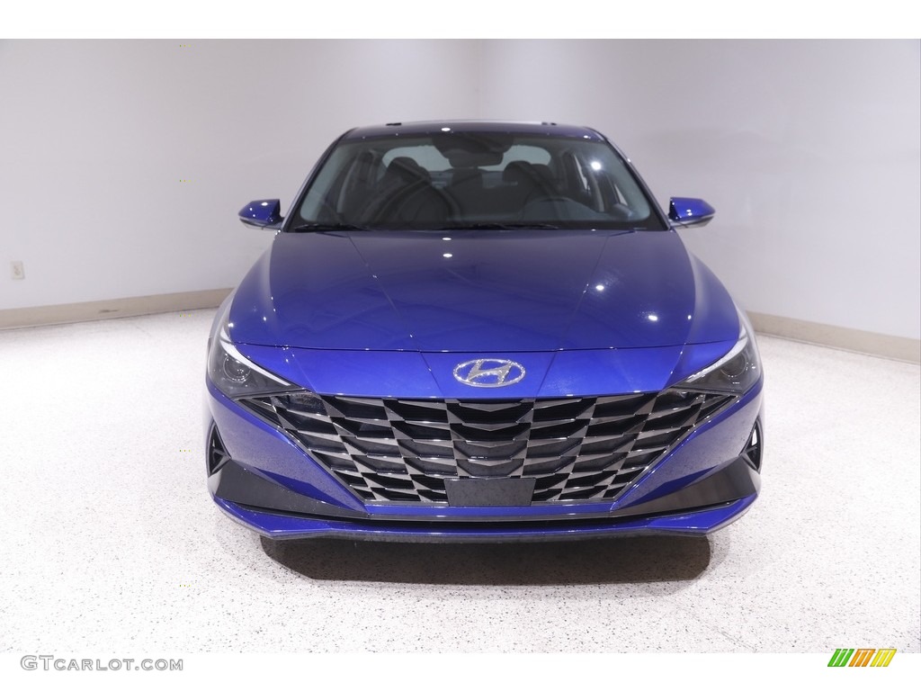 2021 Elantra SEL - Intense Blue / Black photo #2