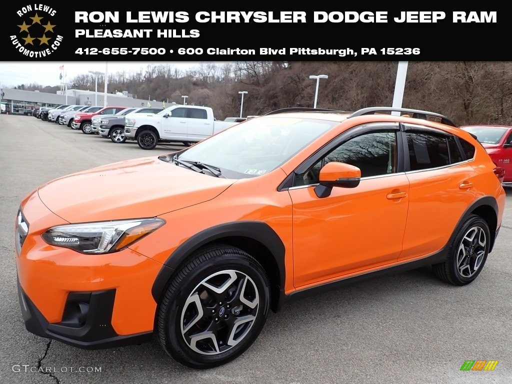 2019 Crosstrek 2.0i Limited - Sunshine Orange / Black photo #1