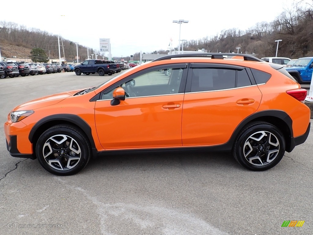 2019 Crosstrek 2.0i Limited - Sunshine Orange / Black photo #2