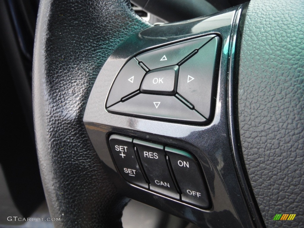 2016 Ford Explorer XLT 4WD Ebony Black Steering Wheel Photo #143947333