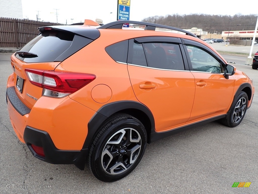 2019 Crosstrek 2.0i Limited - Sunshine Orange / Black photo #6