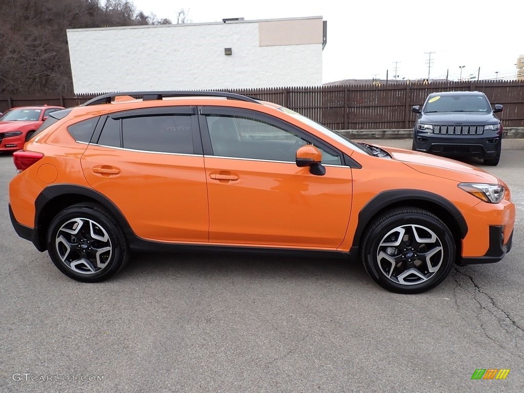 2019 Crosstrek 2.0i Limited - Sunshine Orange / Black photo #7