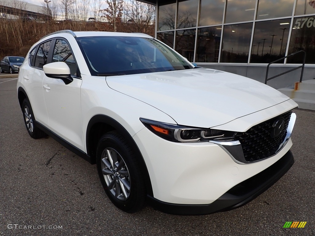 Snowflake White Pearl Mica 2022 Mazda CX-5 S Preferred AWD Exterior Photo #143947462