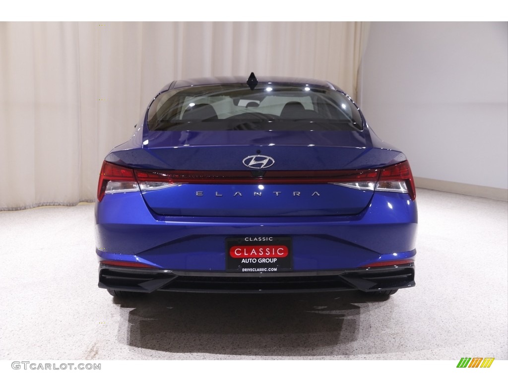 2021 Elantra SEL - Intense Blue / Black photo #17