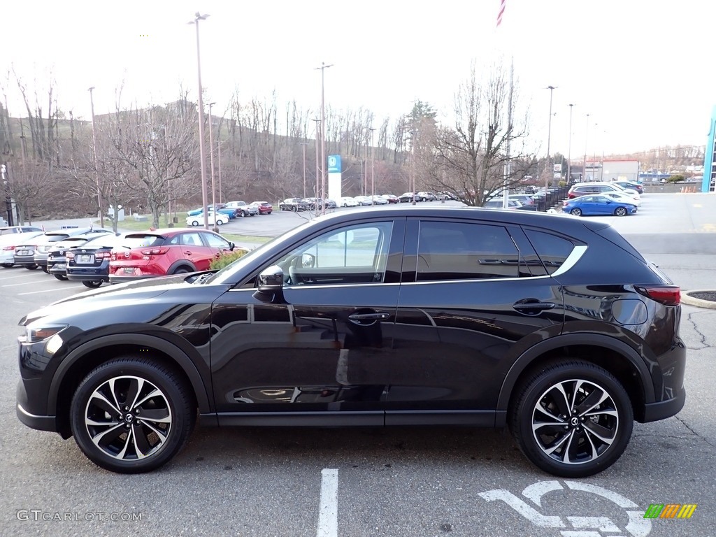 Jet Black Mica 2022 Mazda CX-5 S Premium AWD Exterior Photo #143947747