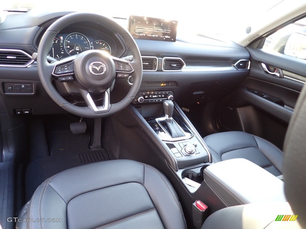 Black Interior 2022 Mazda CX-5 S Premium AWD Photo #143947873