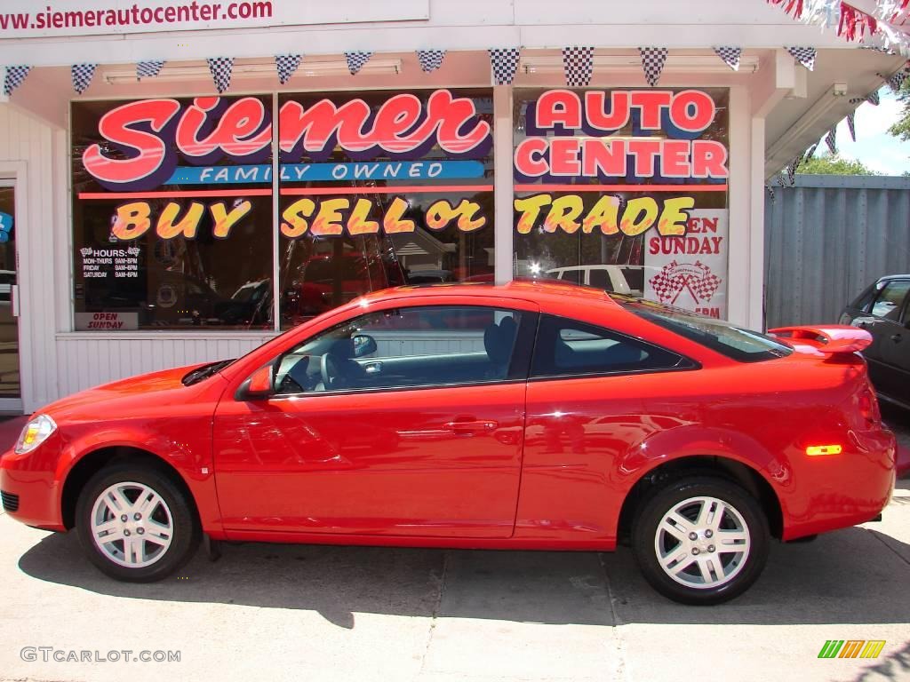 2007 Cobalt LT Coupe - Victory Red / Gray photo #1