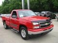 2006 Victory Red Chevrolet Silverado 1500 LT Regular Cab 4x4  photo #11