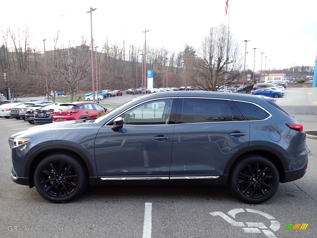 Polymetal Gray Metallic 2022 Mazda CX-9 Carbon Edition AWD Exterior Photo #143948098