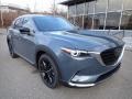 Front 3/4 View of 2022 CX-9 Carbon Edition AWD