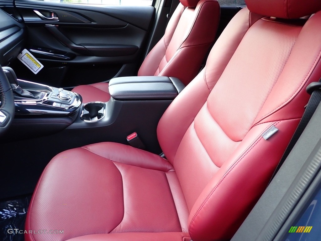 Red Interior 2022 Mazda CX-9 Carbon Edition AWD Photo #143948200