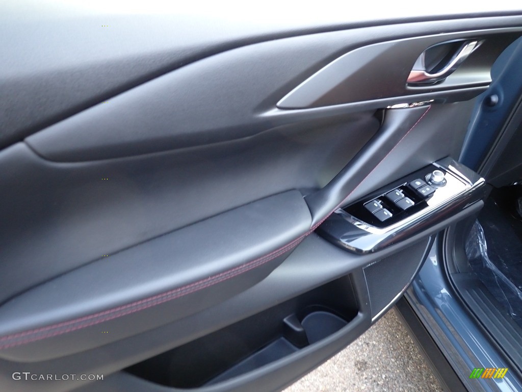 2022 CX-9 Carbon Edition AWD - Polymetal Gray Metallic / Red photo #15