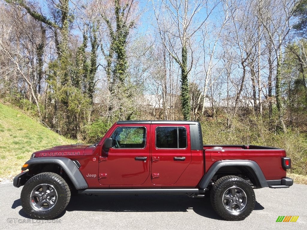 2022 Gladiator Rubicon 4x4 - Snazzberry Pearl / Black photo #1