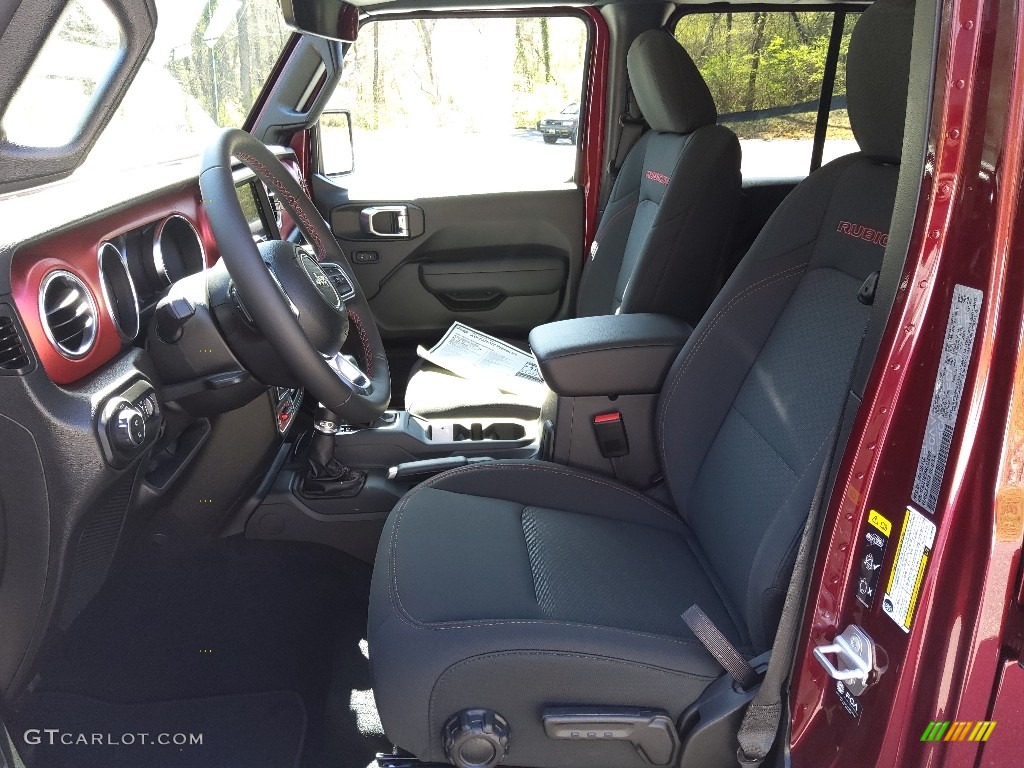 Black Interior 2022 Jeep Gladiator Rubicon 4x4 Photo #143950024