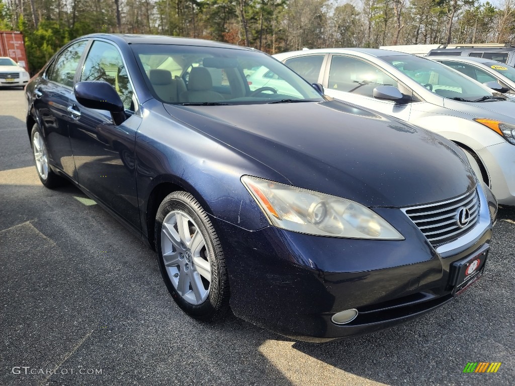 2007 ES 350 - Blue Onyx Pearl / Black photo #3