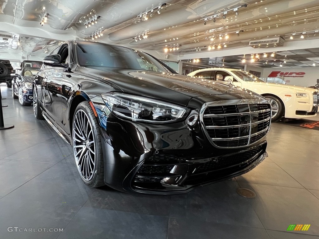 2021 S 580 4Matic Sedan - Onyx Black / Carmine Red/Black photo #1