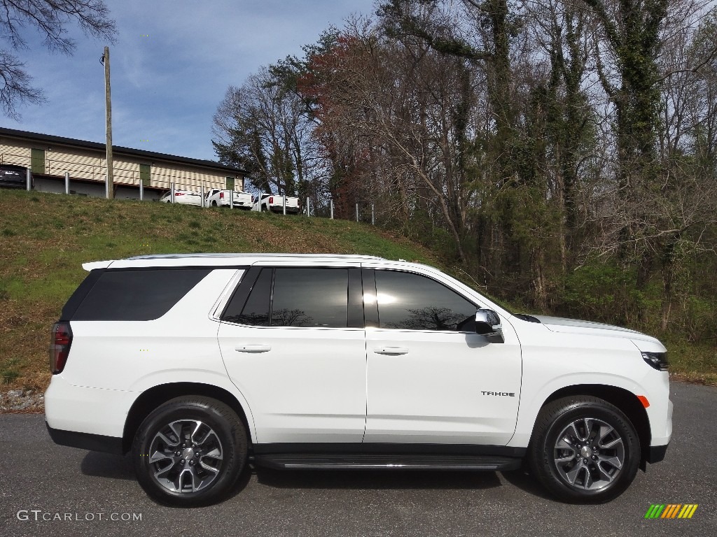 Summit White 2021 Chevrolet Tahoe LT 4WD Exterior Photo #143951525