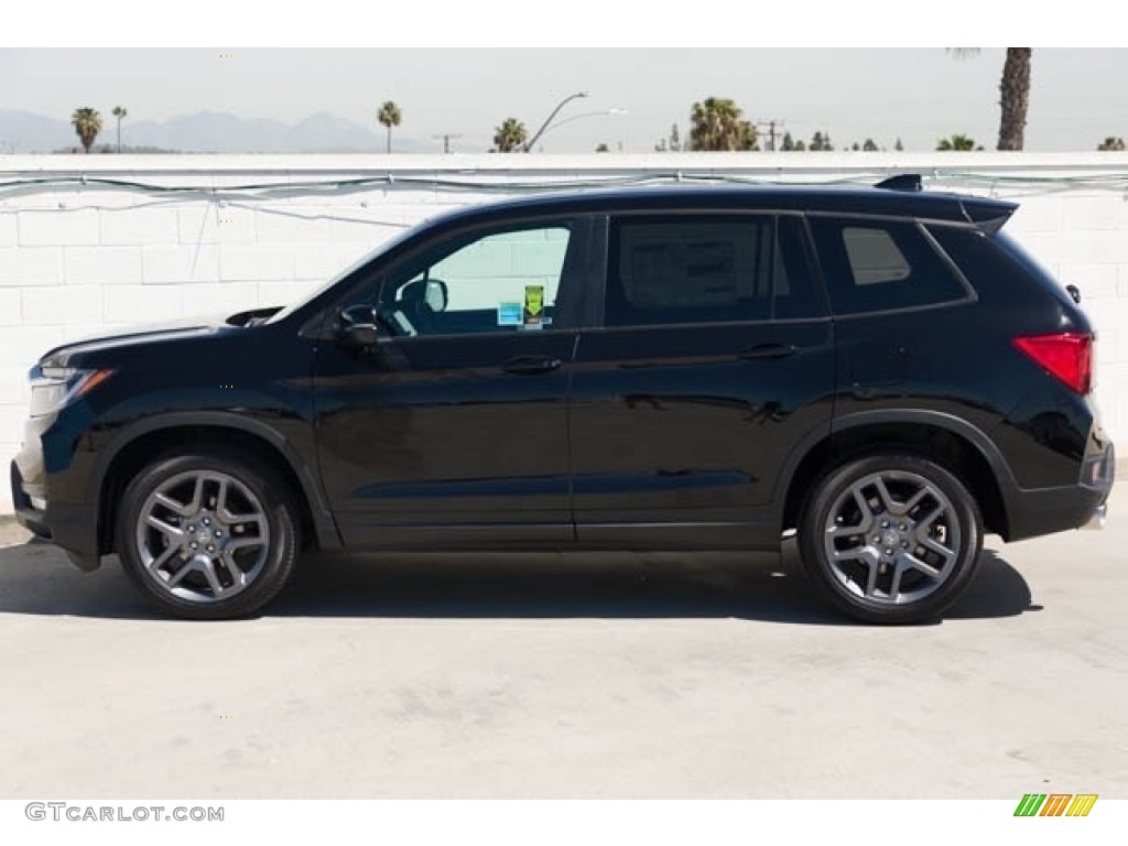 Crystal Black Pearl 2022 Honda Passport EX-L Exterior Photo #143951678