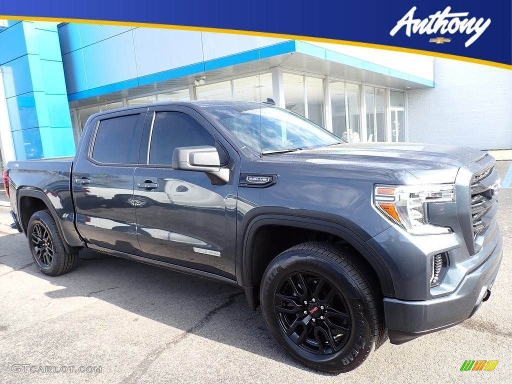 2021 Sierra 1500 Elevation Crew Cab 4WD - Dark Sky Metallic / Jet Black photo #1
