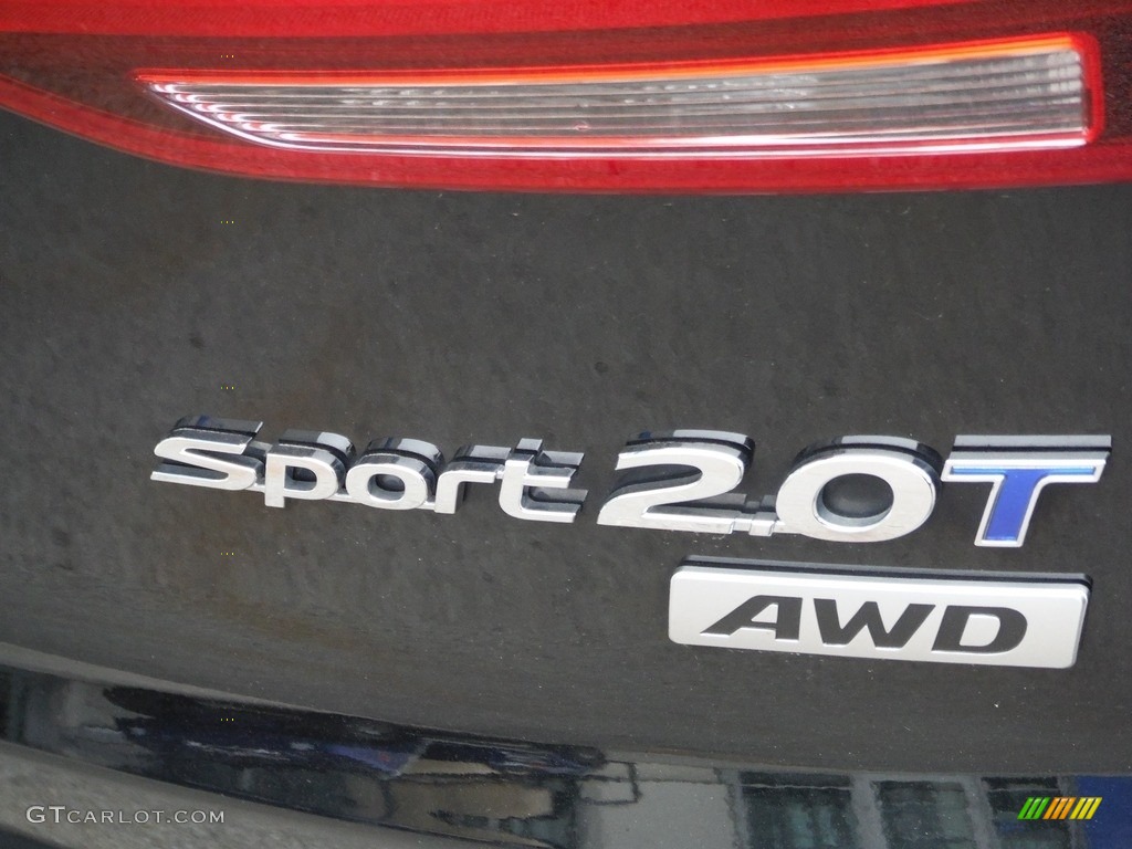 2017 Santa Fe Sport 2.0T AWD - Twilight Black / Gray photo #10