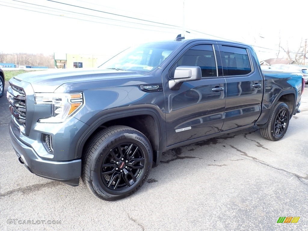 2021 Sierra 1500 Elevation Crew Cab 4WD - Dark Sky Metallic / Jet Black photo #7