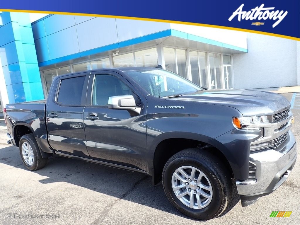 2022 Silverado 1500 Limited LT Crew Cab 4x4 - Satin Steel Metallic / Jet Black photo #1
