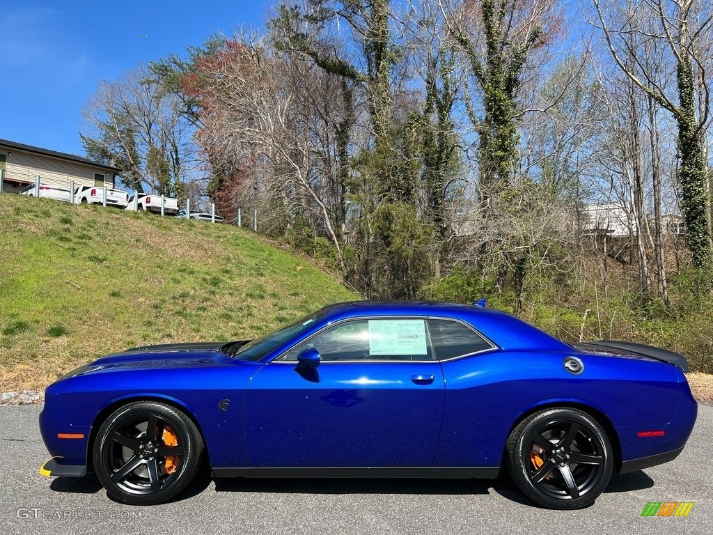 Indigo Blue Dodge Challenger