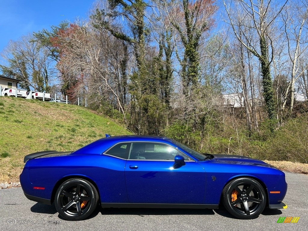 Indigo Blue 2022 Dodge Challenger SRT Hellcat Redeye Exterior Photo #143952554
