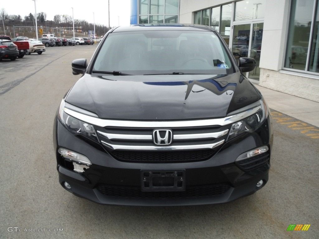 2016 Pilot EX-L AWD - Crystal Black Pearl / Black photo #4