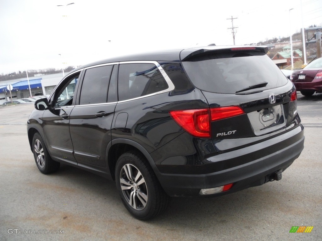 2016 Pilot EX-L AWD - Crystal Black Pearl / Black photo #7