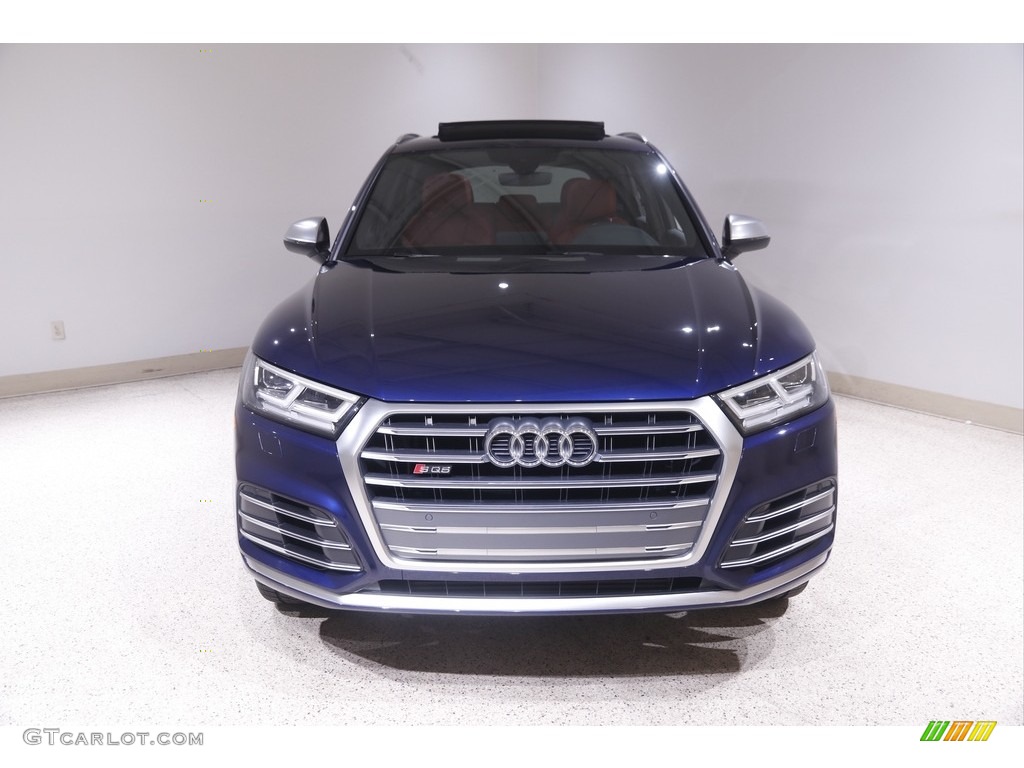 2019 SQ5 Premium Plus quattro - Navarra Blue Metallic / Magma Red photo #2