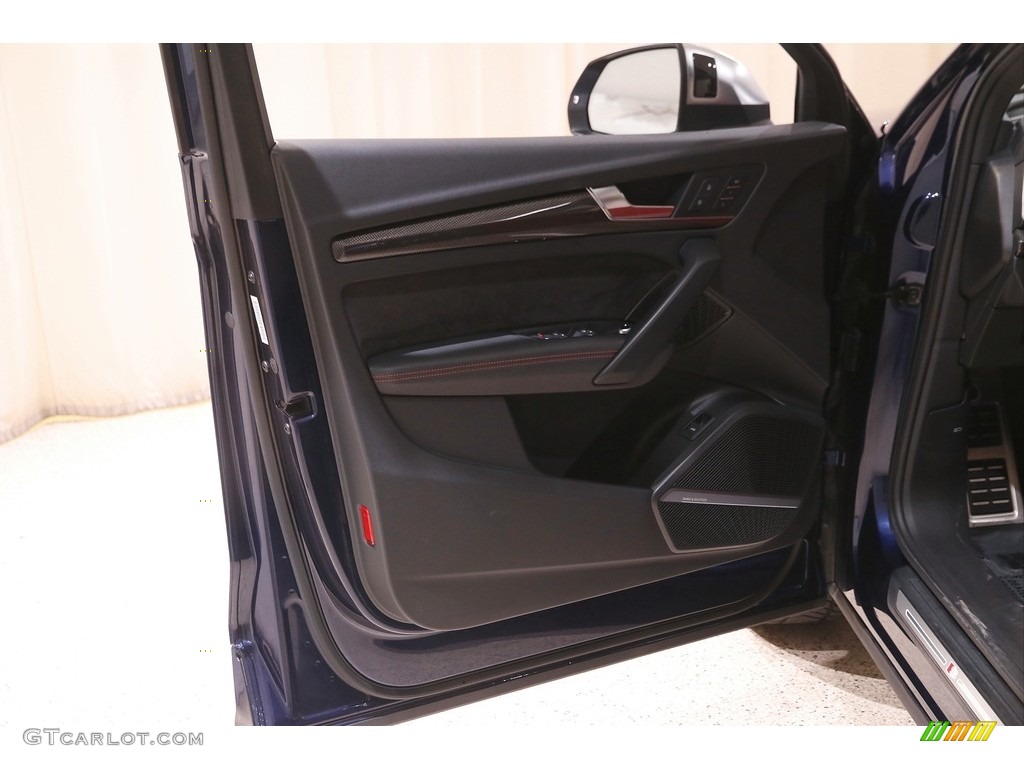 2019 Audi SQ5 Premium Plus quattro Magma Red Door Panel Photo #143953298