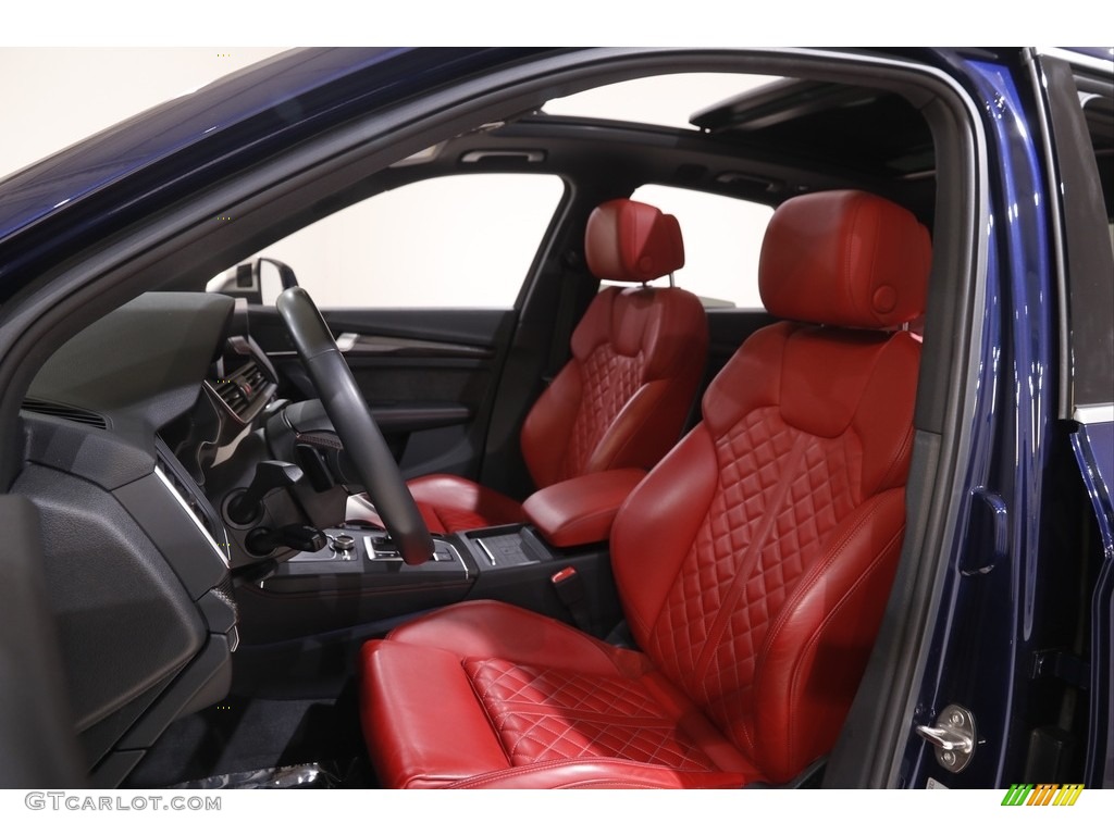 Magma Red Interior 2019 Audi SQ5 Premium Plus quattro Photo #143953316