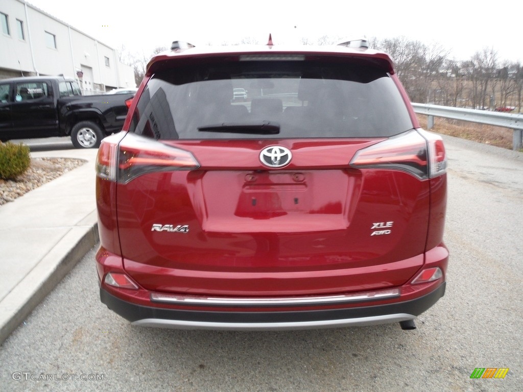 2018 RAV4 XLE AWD - Ruby Flare Pearl / Black photo #17