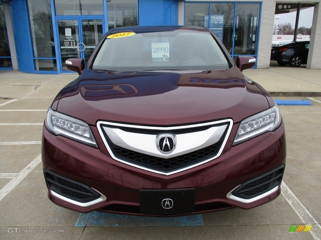 2017 RDX AWD - Basque Red Pearl II / Parchment photo #2