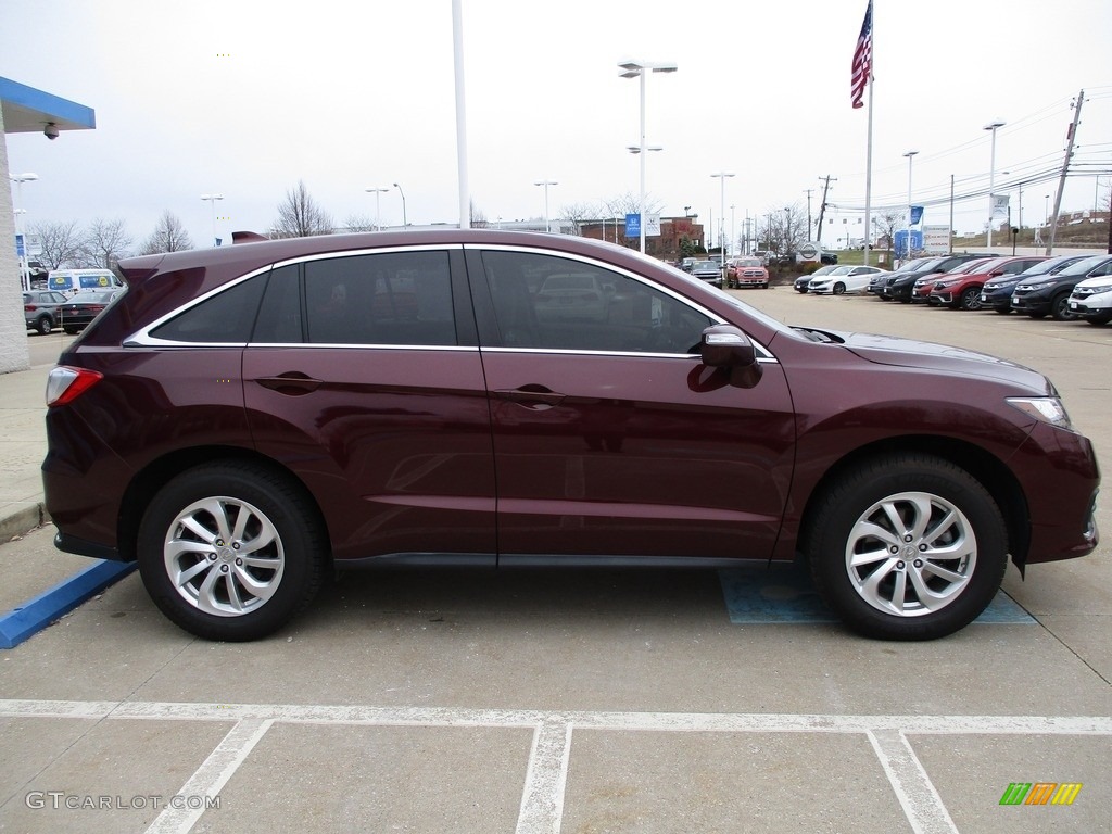 2017 RDX AWD - Basque Red Pearl II / Parchment photo #4