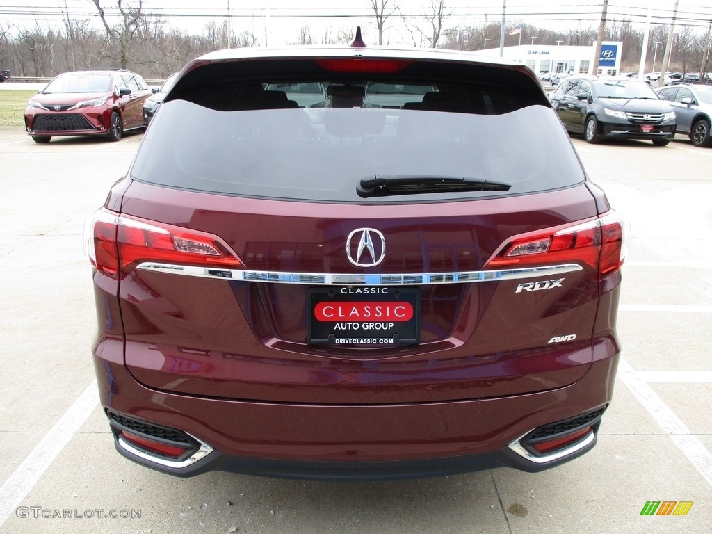 2017 RDX AWD - Basque Red Pearl II / Parchment photo #8