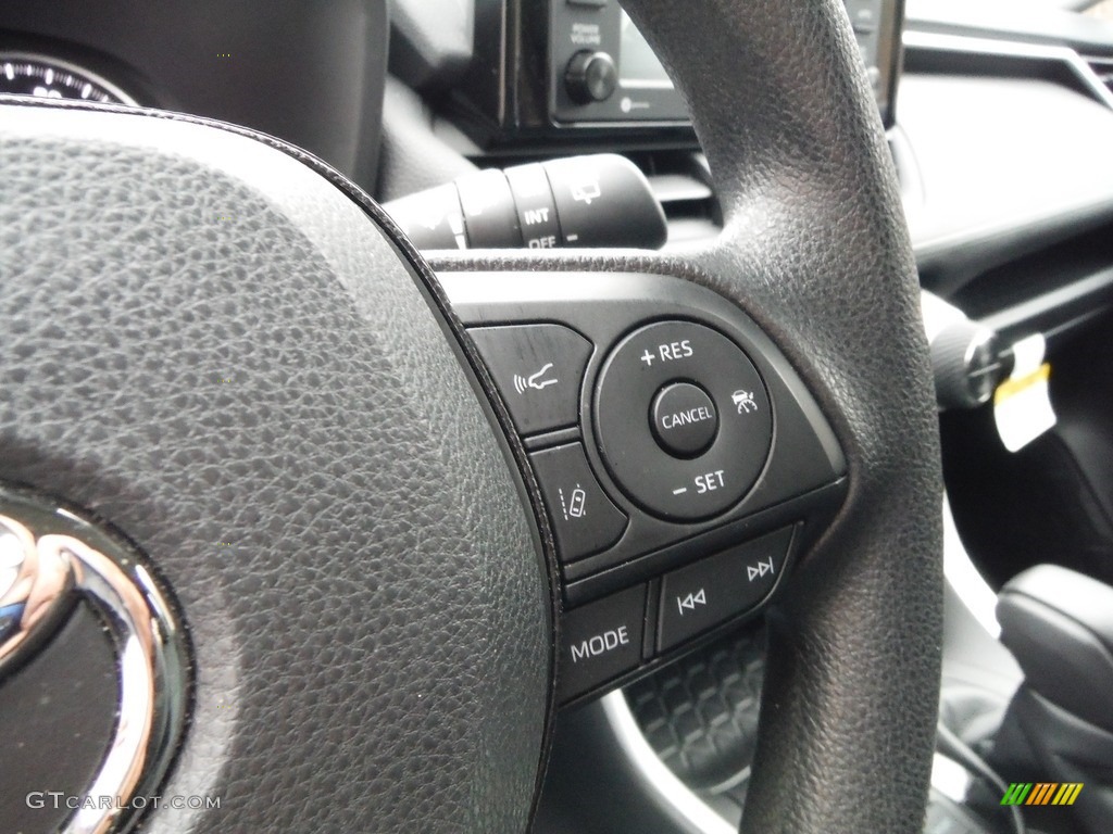 2021 Toyota RAV4 XLE AWD Black Steering Wheel Photo #143955984