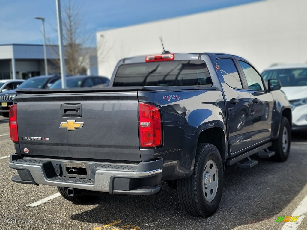 2017 Colorado WT Crew Cab 4x4 - Cyber Gray Metallic / Jet Black/­Dark Ash photo #4