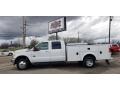 2012 Oxford White Ford F350 Super Duty Lariat Crew Cab 4x4 Chassis  photo #1