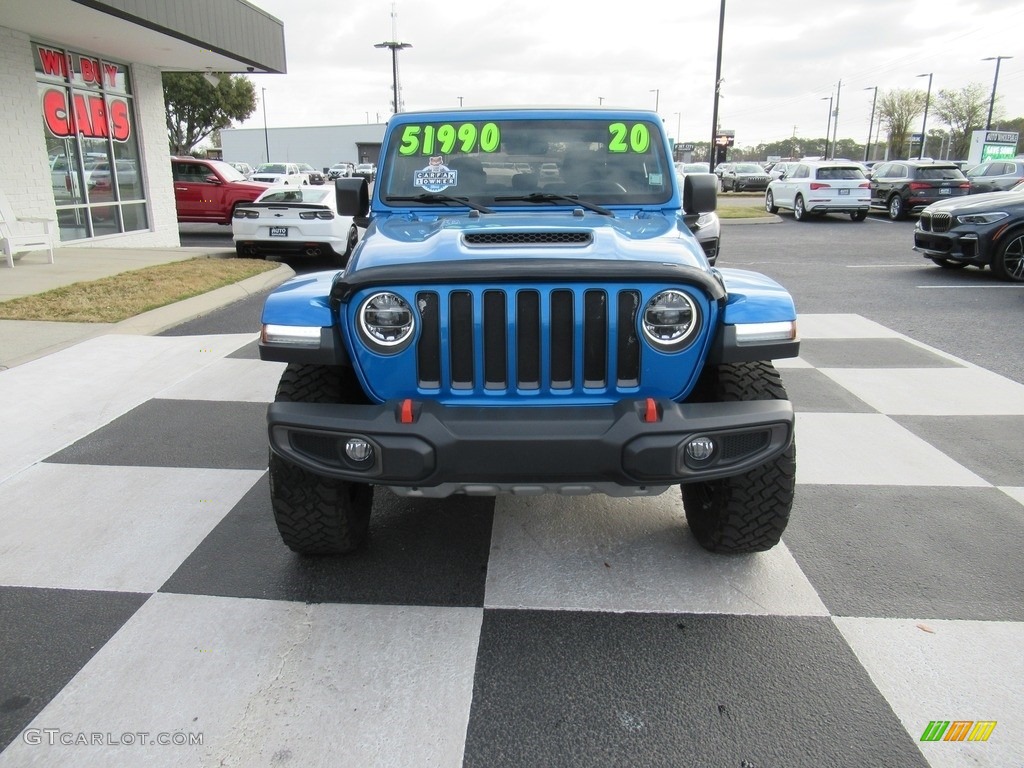 2020 Gladiator Mojave 4x4 - Hydro Blue Pearl / Black photo #2