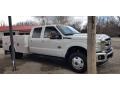 2012 Oxford White Ford F350 Super Duty Lariat Crew Cab 4x4 Chassis  photo #5