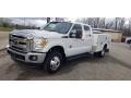 2012 Oxford White Ford F350 Super Duty Lariat Crew Cab 4x4 Chassis  photo #35