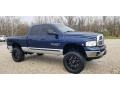 2005 Atlantic Blue Pearl Dodge Ram 2500 SLT Quad Cab 4x4  photo #2