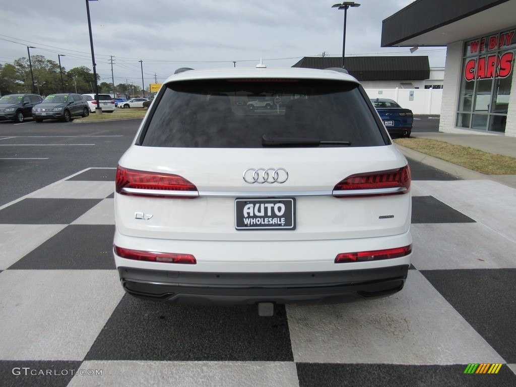 2021 Q7 55 Premium Plus quattro - Carrara White / Saiga Beige photo #4