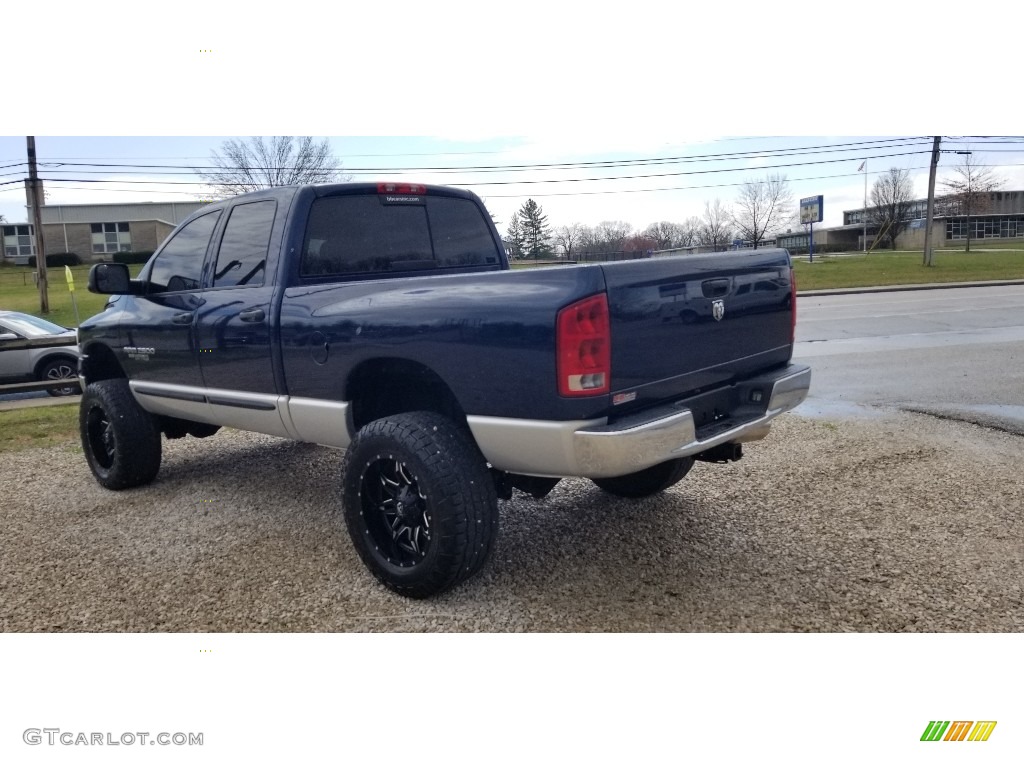 2005 Ram 2500 SLT Quad Cab 4x4 - Atlantic Blue Pearl / Dark Slate Gray photo #7