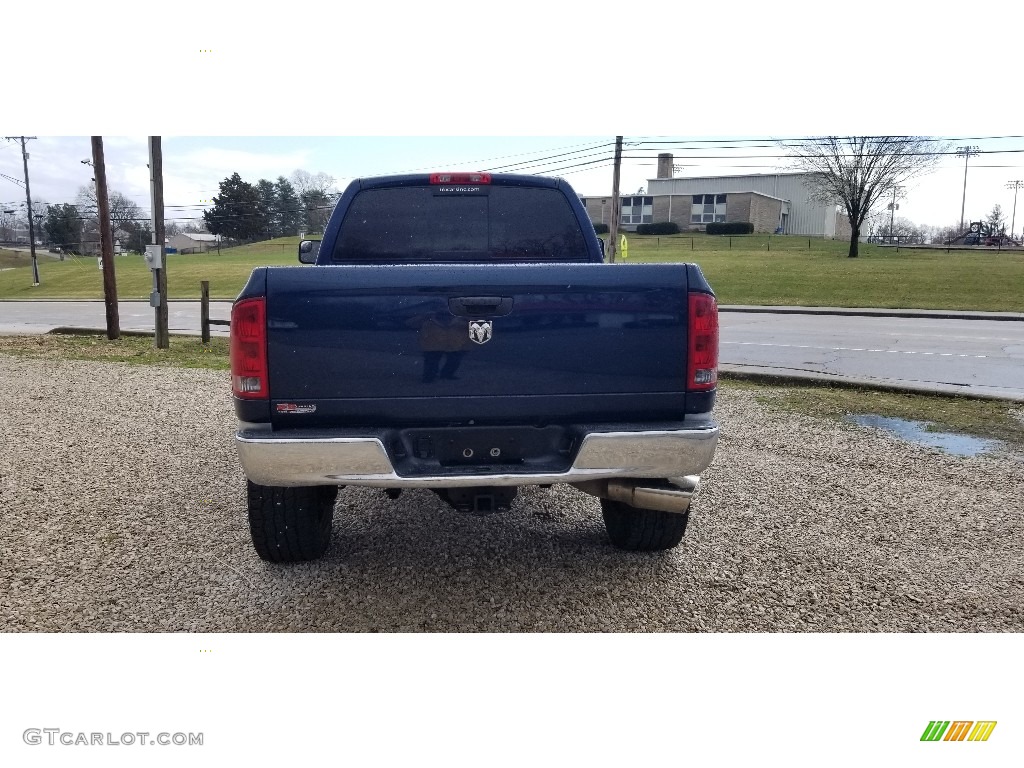 2005 Ram 2500 SLT Quad Cab 4x4 - Atlantic Blue Pearl / Dark Slate Gray photo #8