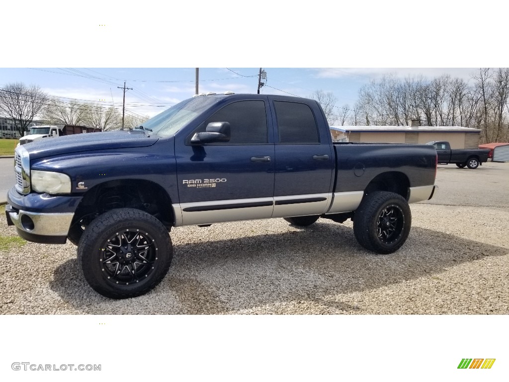 2005 Ram 2500 SLT Quad Cab 4x4 - Atlantic Blue Pearl / Dark Slate Gray photo #26