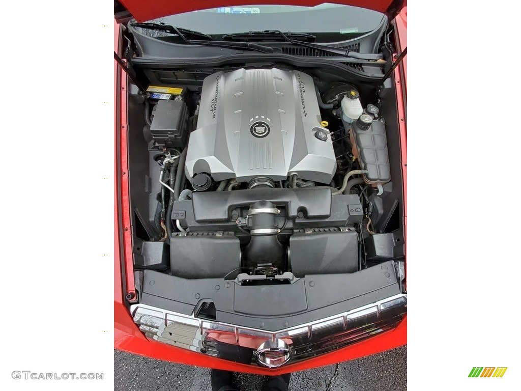 2007 Cadillac XLR Passion Red Limited Edition Roadster Engine Photos
